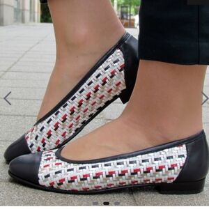 Vero cuoio gabriele woven Flats